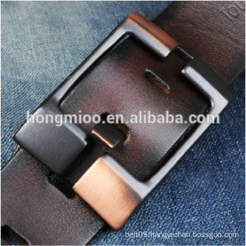 gradient ramp buckle genuine leather belt fashion person cowboy jeans belt stud-farm Race Course